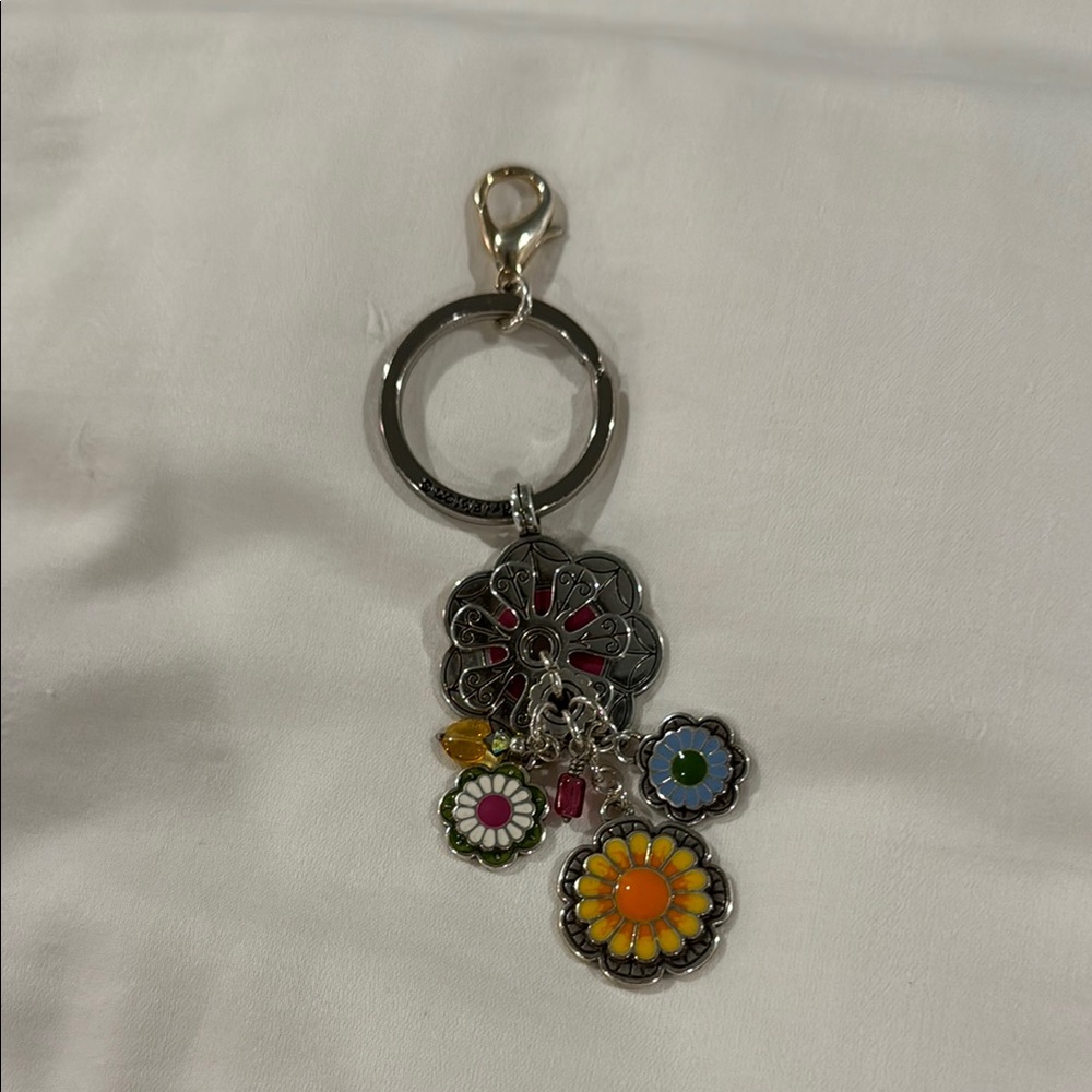 Colorful Brighton Floral Keychain